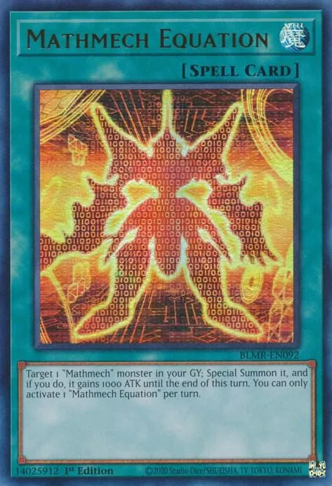 Mathmech Equation — Battles of Legend: Monstrous Revenge — Yu-Gi-Oh!