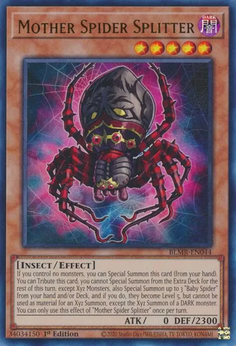 Mother Spider Splitter — Battles of Legend: Monstrous Revenge — Yu-Gi-Oh!