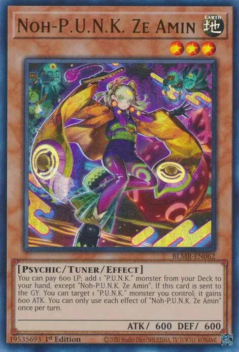 Noh-P.U.N.K. Ze Amin — Battles of Legend: Monstrous Revenge — Yu-Gi-Oh!