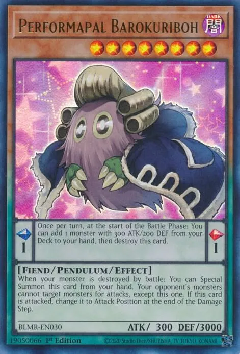 Performapal Barokuriboh — Battles of Legend: Monstrous Revenge — Yu-Gi-Oh!