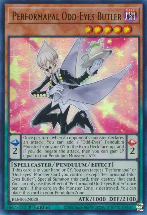 Performapal Odd-Eyes Butler — Battles of Legend: Monstrous Revenge — Yu-Gi-Oh!