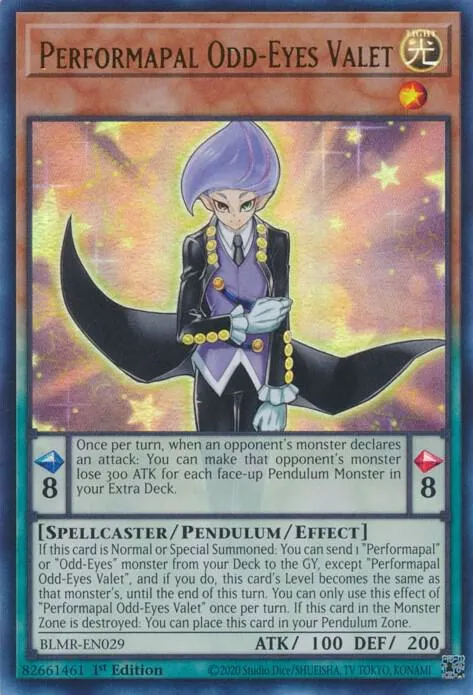 Performapal Odd-Eyes Valet — Battles of Legend: Monstrous Revenge — Yu-Gi-Oh!