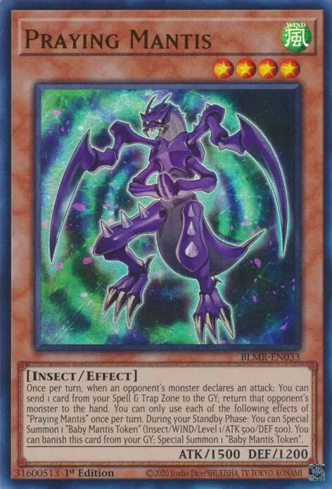 Praying Mantis — Battles of Legend: Monstrous Revenge — Yu-Gi-Oh!