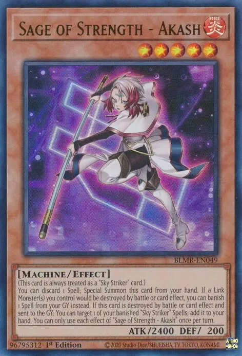 Sage of Strength - Akash — Battles of Legend: Monstrous Revenge — Yu-Gi-Oh!