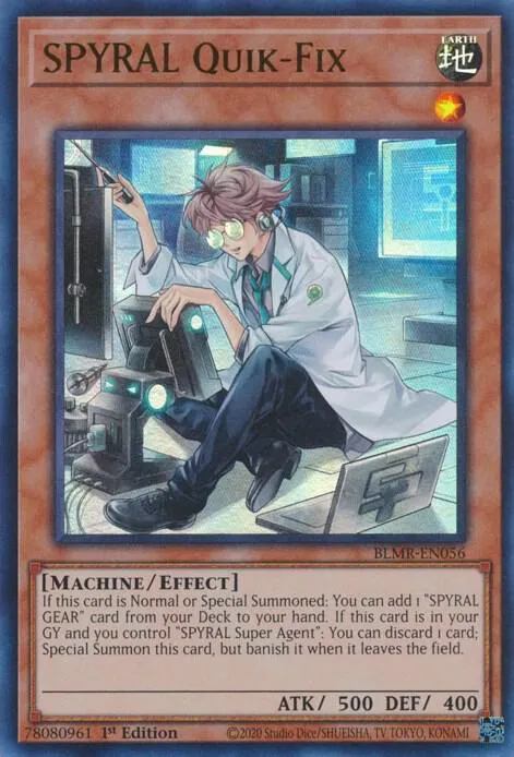 SPYRAL Quik-Fix — Battles of Legend: Monstrous Revenge — Yu-Gi-Oh!
