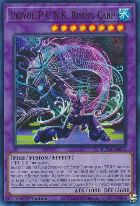 Ukiyoe-P.U.N.K. Rising Carp — Battles of Legend: Monstrous Revenge — Yu-Gi-Oh!