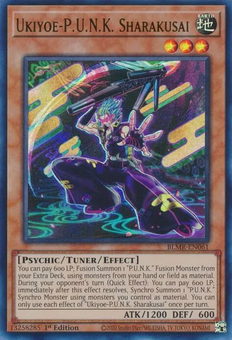 Ukiyoe-P.U.N.K. Sharakusai — Battles of Legend: Monstrous Revenge — Yu-Gi-Oh!