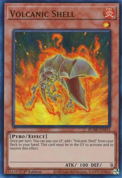 Volcanic Shell — Battles of Legend: Monstrous Revenge — Yu-Gi-Oh!