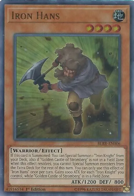 Iron Hans — Battles of Legend: Relentless Revenge — Yu-Gi-Oh!