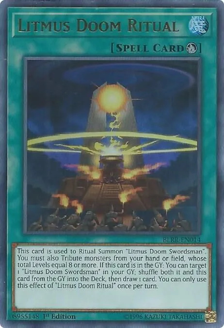 Litmus Doom Ritual — Battles of Legend: Relentless Revenge — Yu-Gi-Oh!