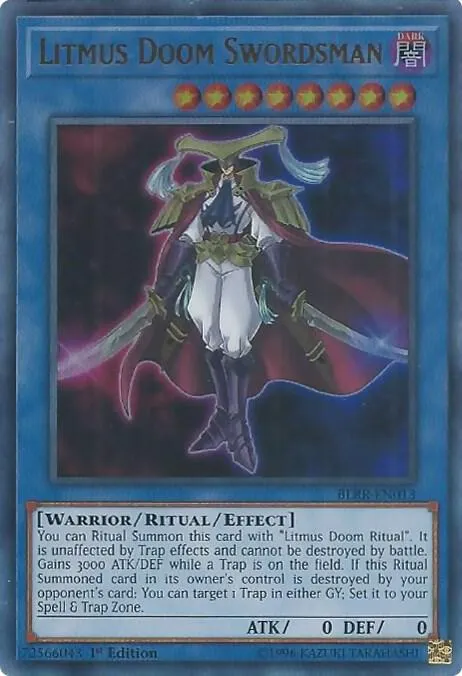 Litmus Doom Swordsman — Battles of Legend: Relentless Revenge — Yu-Gi-Oh!