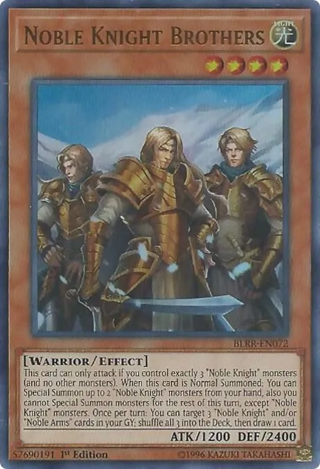Noble Knight Brothers — Battles of Legend: Relentless Revenge — Yu-Gi-Oh!