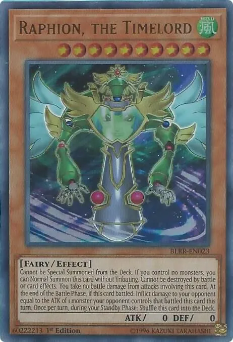 Raphion, the Timelord — Battles of Legend: Relentless Revenge — Yu-Gi-Oh!