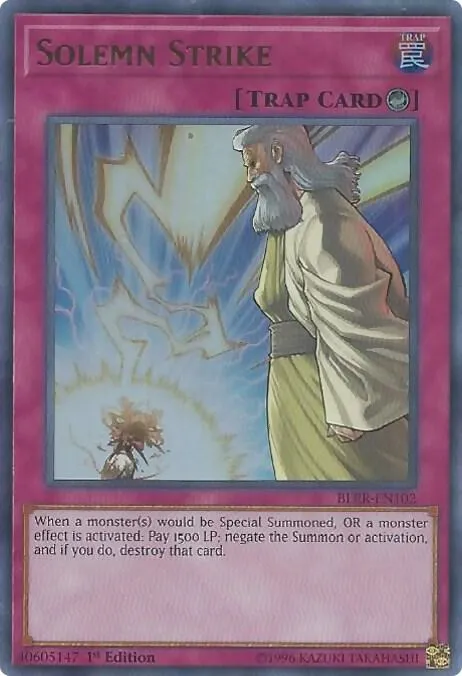 Solemn Strike — Battles of Legend: Relentless Revenge — Yu-Gi-Oh!