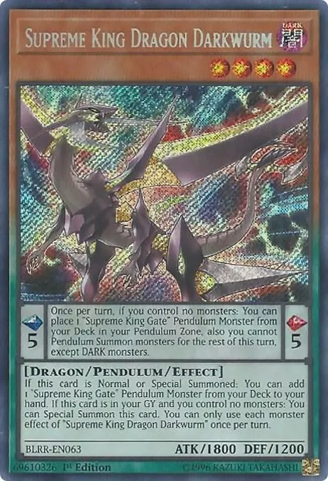 Supreme King Dragon Darkwurm — Battles of Legend: Relentless Revenge — Yu-Gi-Oh!