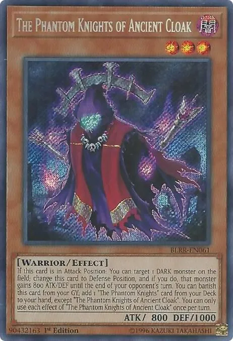 The Phantom Knights of Ancient Cloak — Battles of Legend: Relentless Revenge — Yu-Gi-Oh!