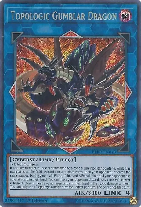 Topologic Gumblar Dragon — Battles of Legend: Relentless Revenge — Yu-Gi-Oh!