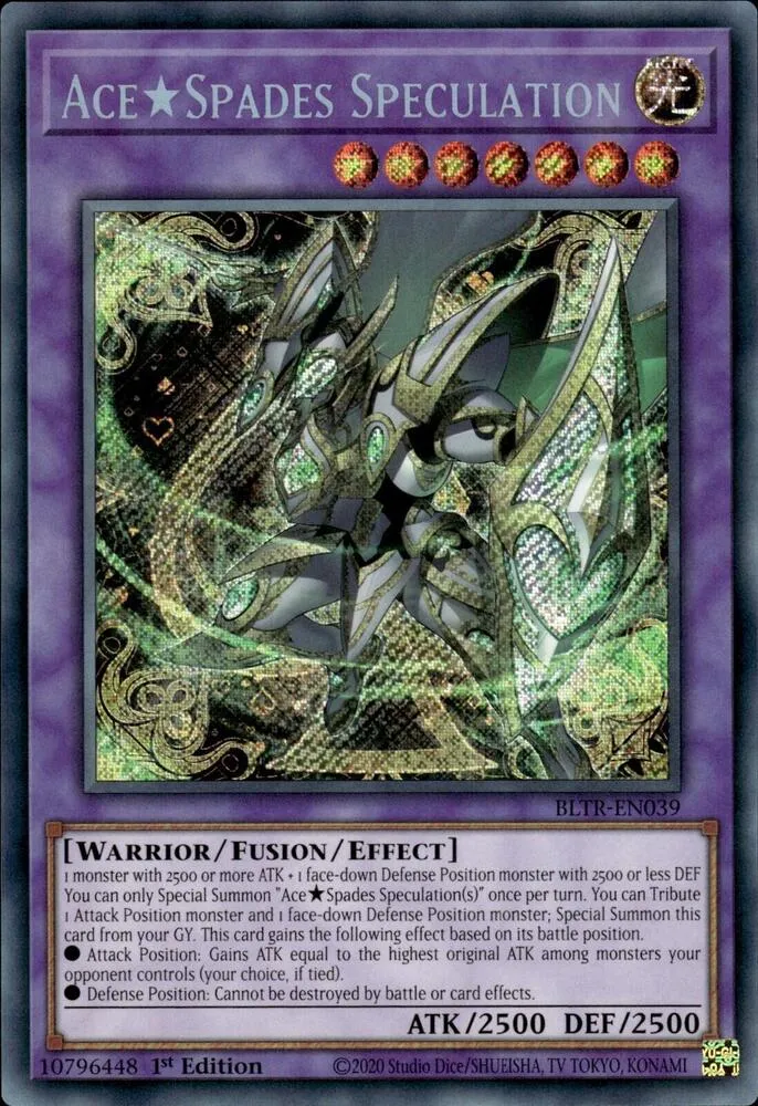 Ace★Spades Speculation — Battles of Legend: Terminal Revenge — Yu-Gi-Oh!