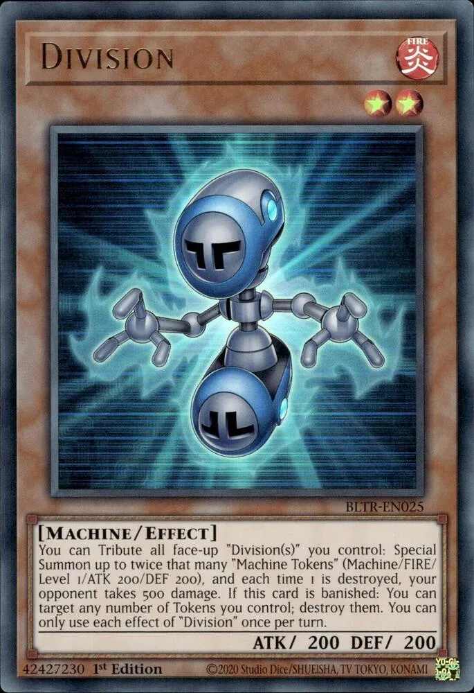 Division — Battles of Legend: Terminal Revenge — Yu-Gi-Oh!