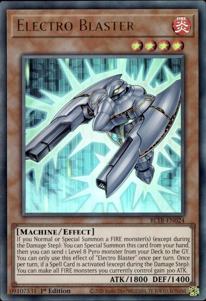 Electro Blaster — Battles of Legend: Terminal Revenge — Yu-Gi-Oh!