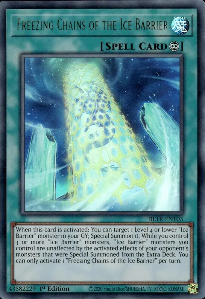 Freezing Chains of the Ice Barrier — Battles of Legend: Terminal Revenge — Yu-Gi-Oh!