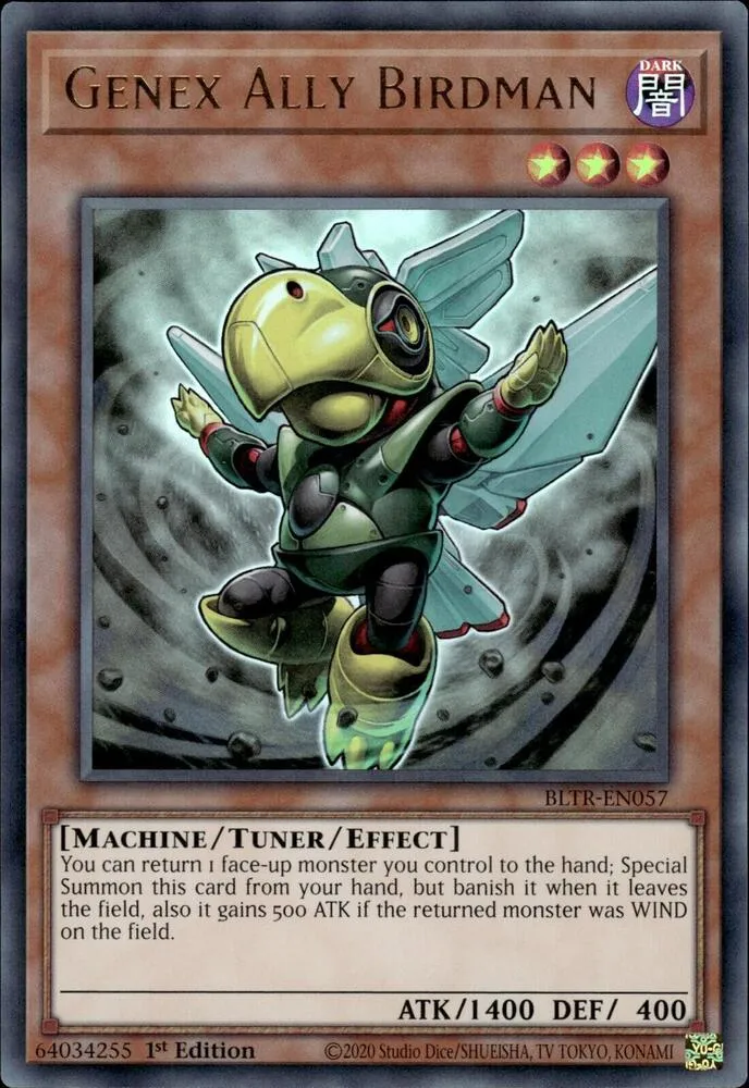 Genex Ally Birdman — Battles of Legend: Terminal Revenge — Yu-Gi-Oh!