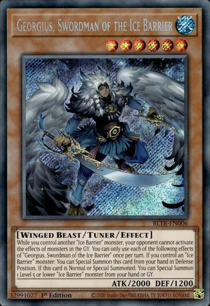 Georgius, Swordman of the Ice Barrier — Battles of Legend: Terminal Revenge — Yu-Gi-Oh!