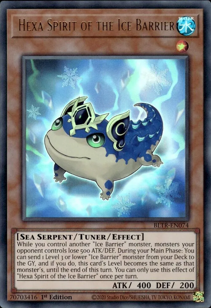 Hexa Spirit of the Ice Barrier — Battles of Legend: Terminal Revenge — Yu-Gi-Oh!