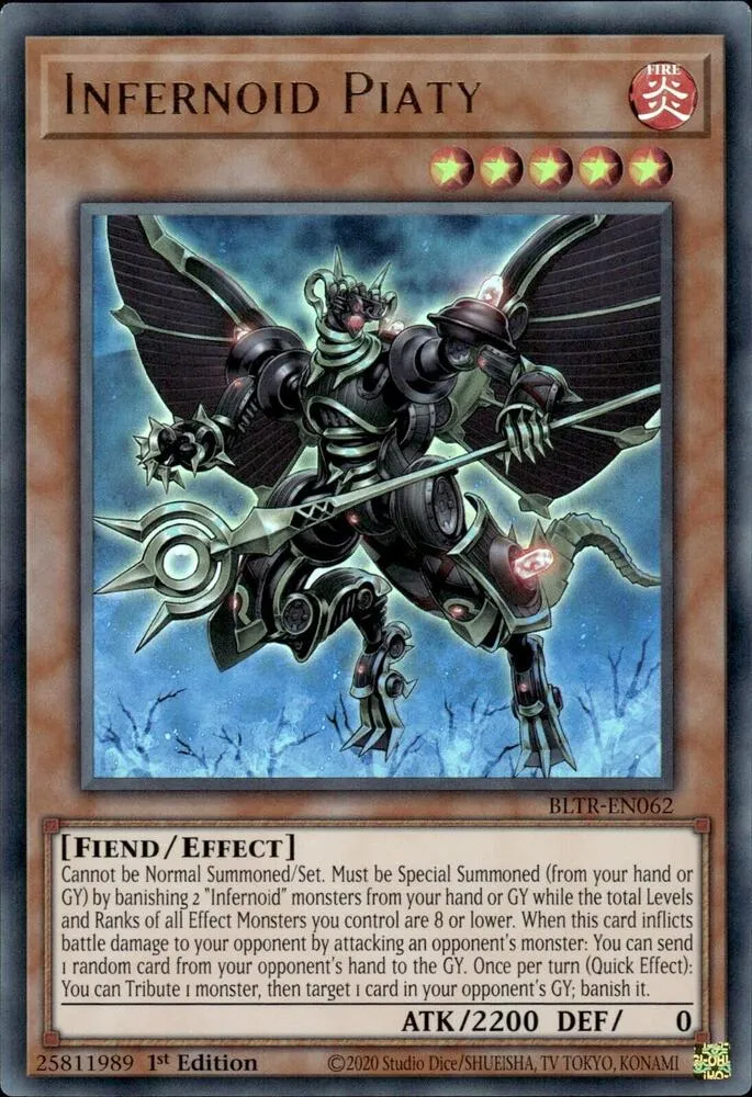 Infernoid Piaty — Battles of Legend: Terminal Revenge — Yu-Gi-Oh!