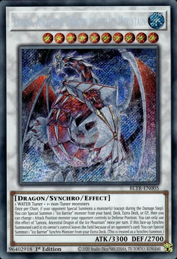 Lancea, Ancestral Dragon of the Ice Mountain — Battles of Legend: Terminal Revenge — Yu-Gi-Oh!