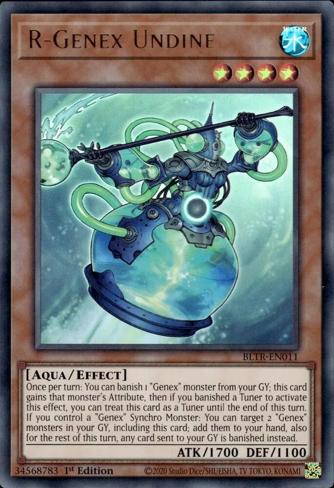 R-Genex Undine — Battles of Legend: Terminal Revenge — Yu-Gi-Oh!