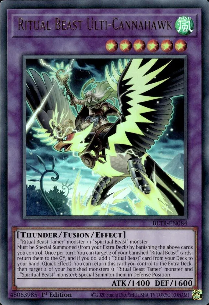 Ritual Beast Ulti-Cannahawk — Battles of Legend: Terminal Revenge — Yu-Gi-Oh!