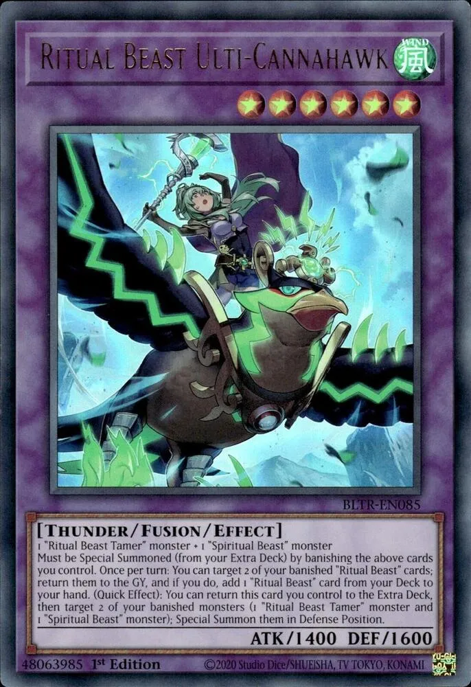 Ritual Beast Ulti-Cannahawk — Battles of Legend: Terminal Revenge — Yu-Gi-Oh!
