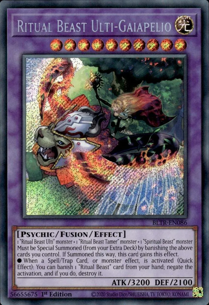 Ritual Beast Ulti-Gaiapelio — Battles of Legend: Terminal Revenge — Yu-Gi-Oh!
