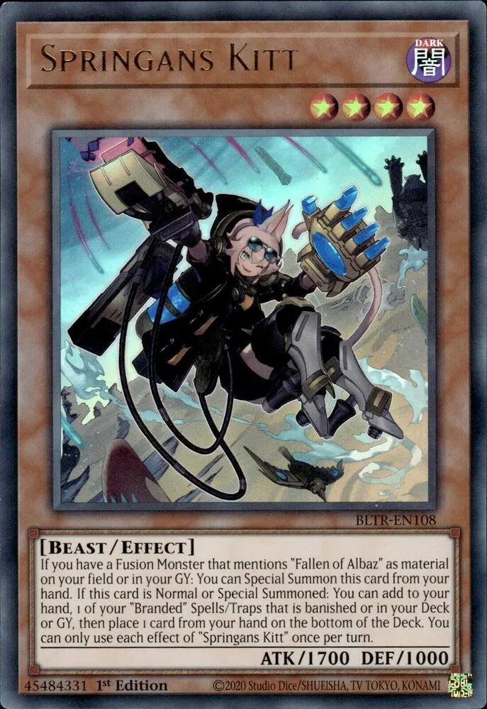 Springans Kitt — Battles of Legend: Terminal Revenge — Yu-Gi-Oh!