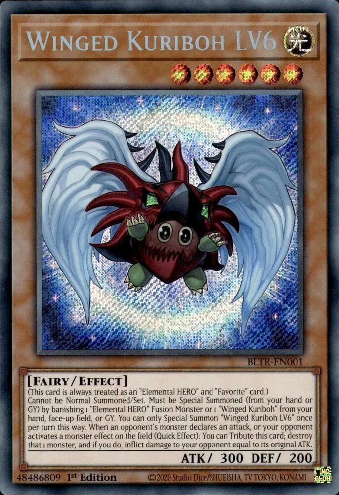 Winged Kuriboh LV6 from Battles of Legend: Terminal Revenge - Yu-Gi-Oh!