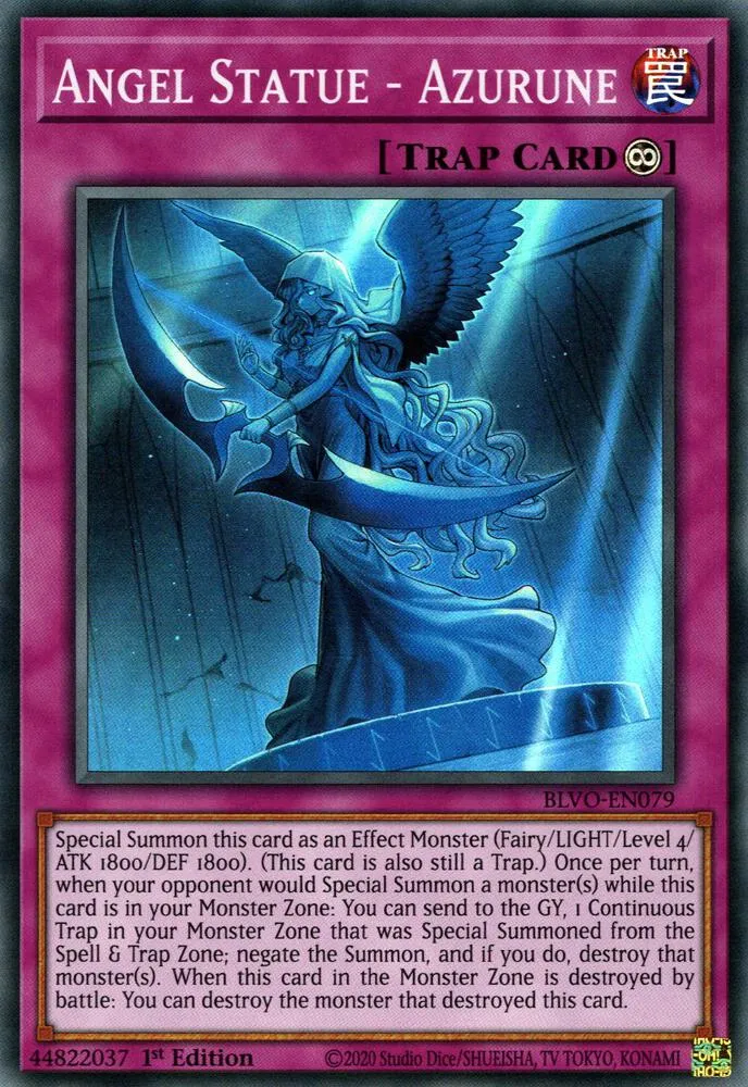 Angel Statue - Azurune — Blazing Vortex — Yu-Gi-Oh!