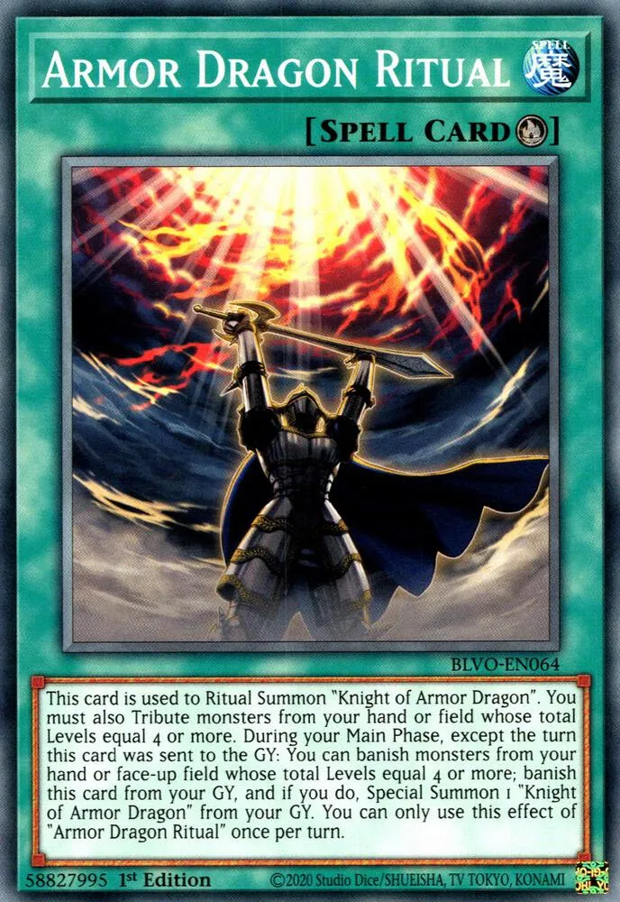 Armor Dragon Ritual — Blazing Vortex — Yu-Gi-Oh!