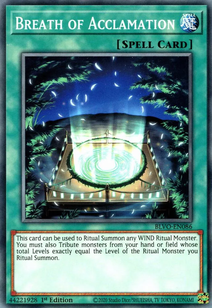 Breath of Acclamation — Blazing Vortex — Yu-Gi-Oh!