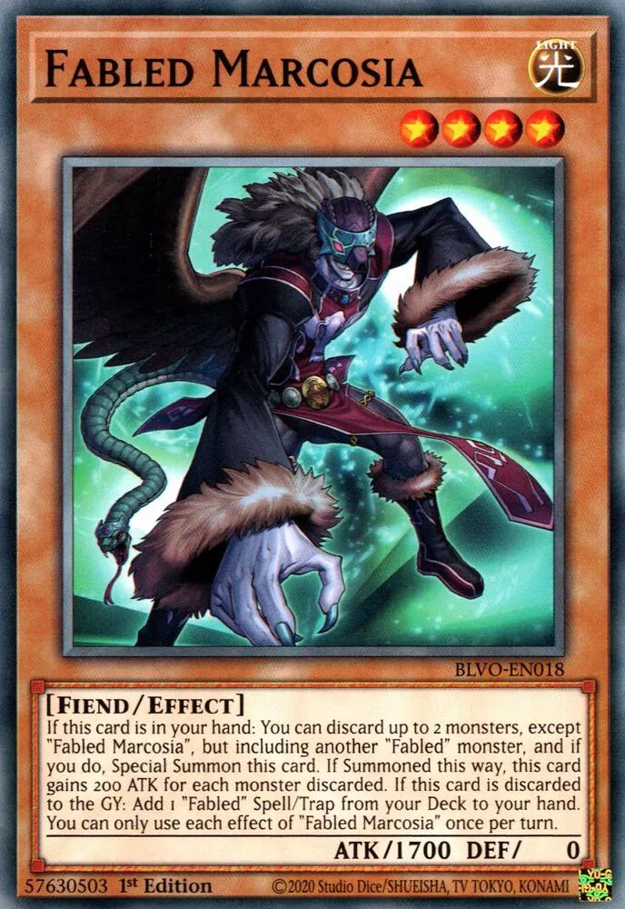 Fabled Marcosia — Blazing Vortex — Yu-Gi-Oh!