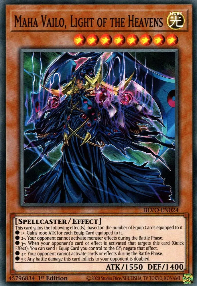 Maha Vailo, Light of the Heavens — Blazing Vortex — Yu-Gi-Oh!