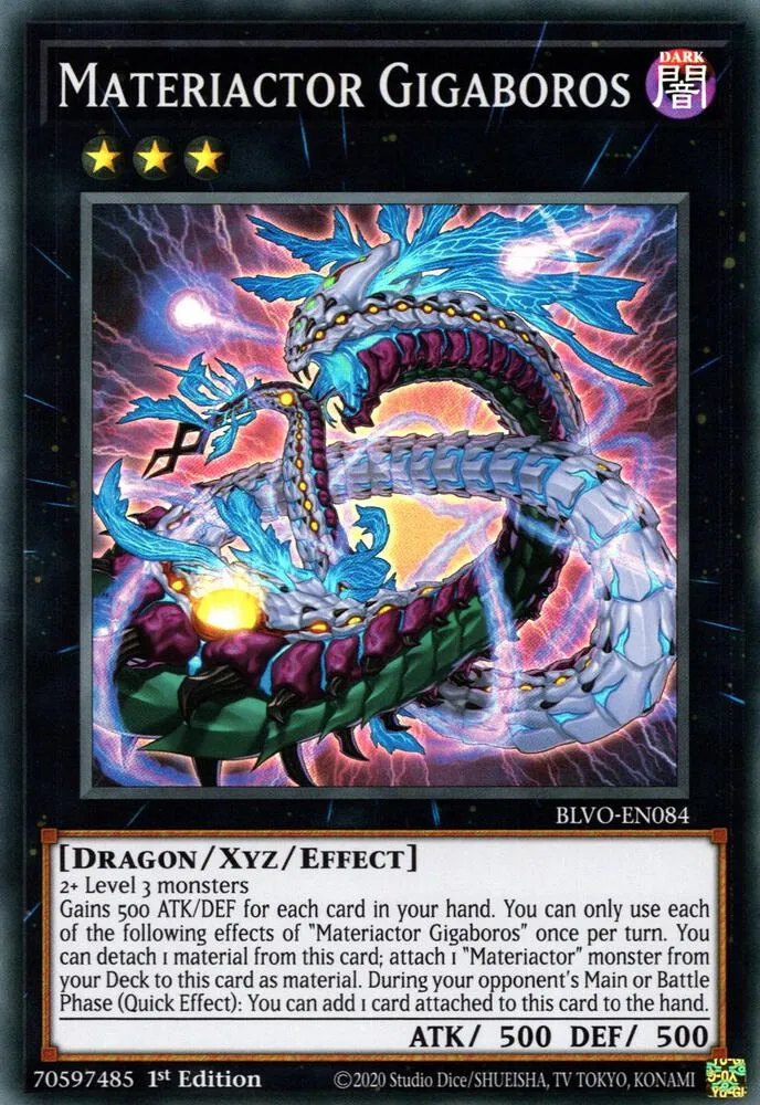Matériacteur Gigaboros — Blazing Vortex — Yu-Gi-Oh!