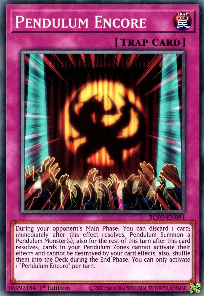 Encore Pendule — Blazing Vortex — Yu-Gi-Oh!