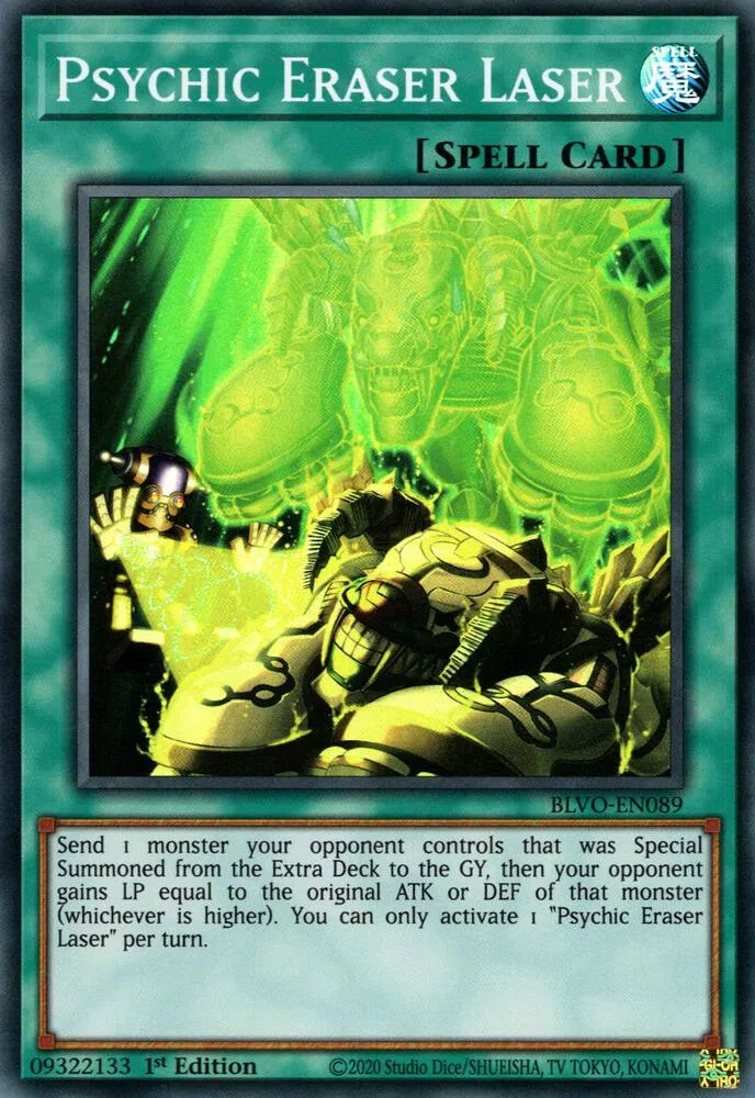 Psychic Eraser Laser — Blazing Vortex — Yu-Gi-Oh!