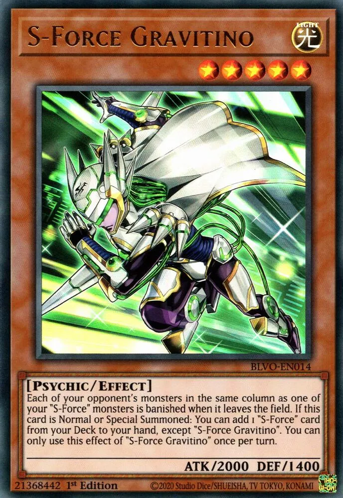S-Force Gravitino — Blazing Vortex — Yu-Gi-Oh!