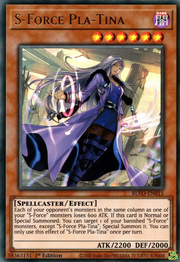 S-Force Pla-Tina — Blazing Vortex — Yu-Gi-Oh!