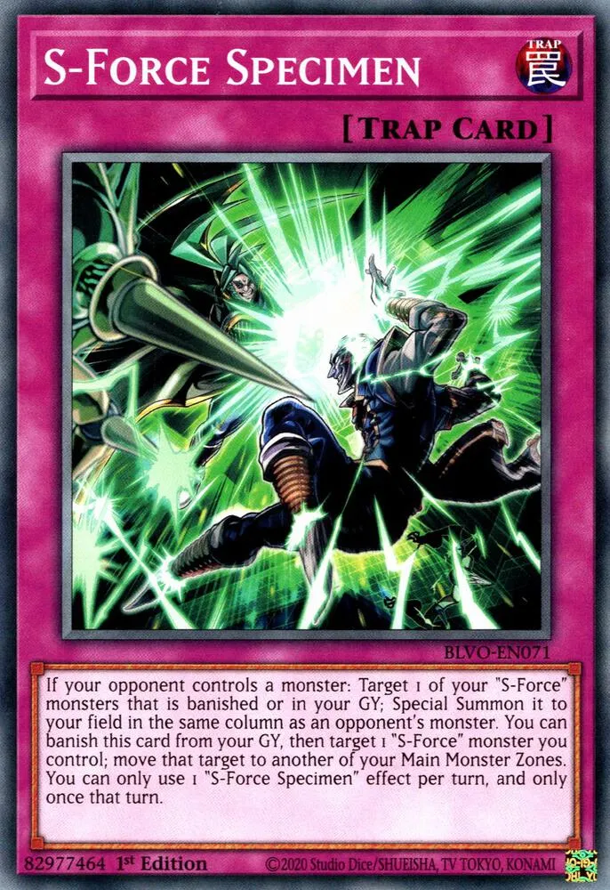 S-Force Specimen — Blazing Vortex — Yu-Gi-Oh!