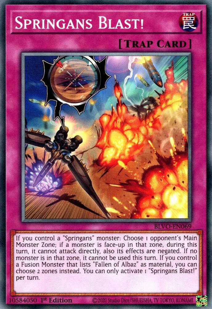Springans Blast! — Blazing Vortex — Yu-Gi-Oh!