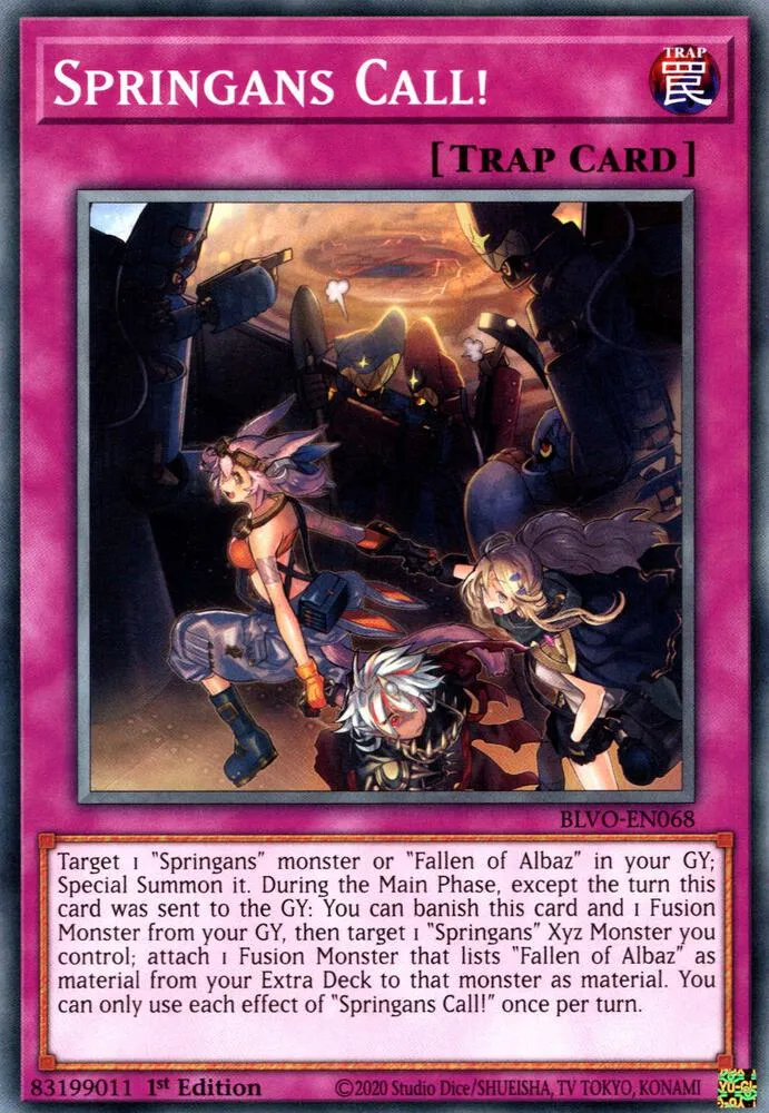 Springans Call! — Blazing Vortex — Yu-Gi-Oh!
