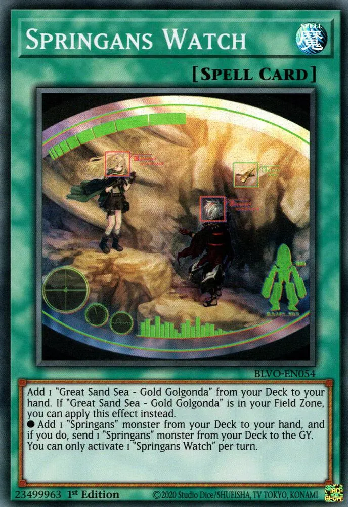 Springans Watch — Blazing Vortex — Yu-Gi-Oh!